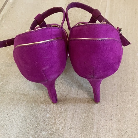 Dancing💃🏽Going Out Shoes 👠 High Heel Sandals 👡💗💜 - 7.5 Good used condition - Picture 3 of 16
